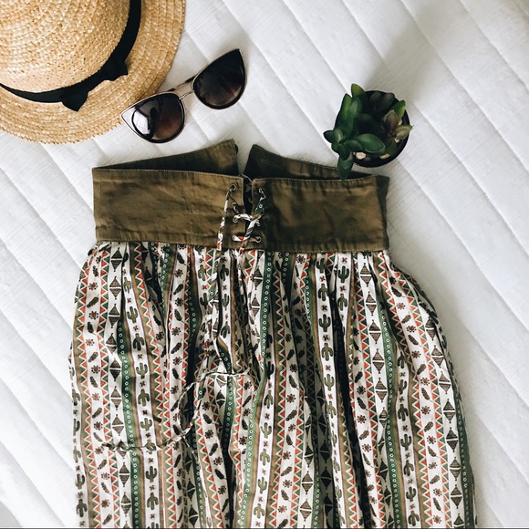 Dresses & Skirts - Vintage cactus skirt